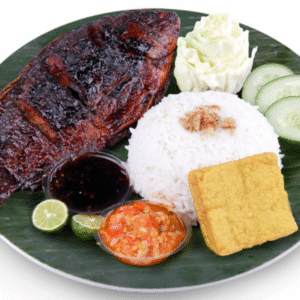 Nasi Ayam Nila Bakar